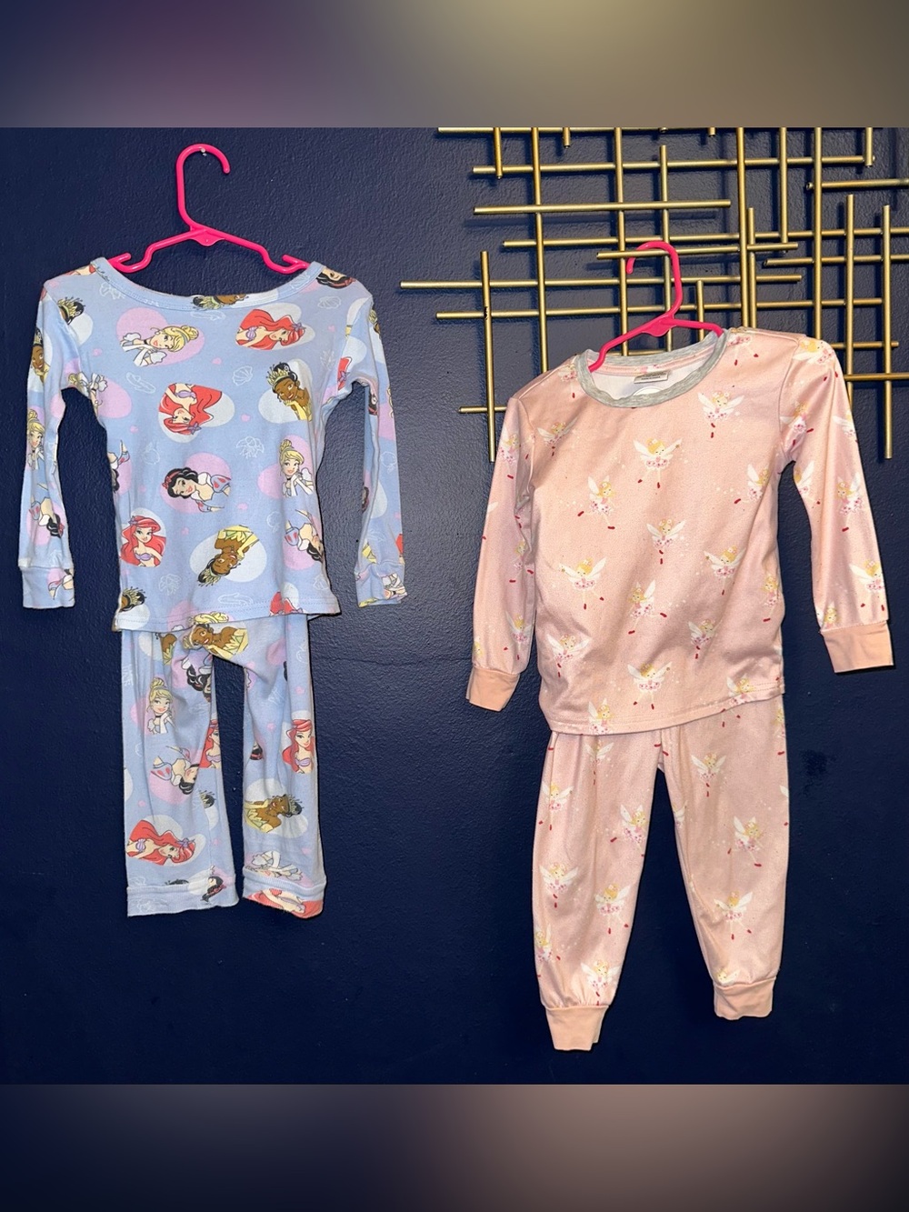 Girls' Princess Pajama Set bundle size 3t
